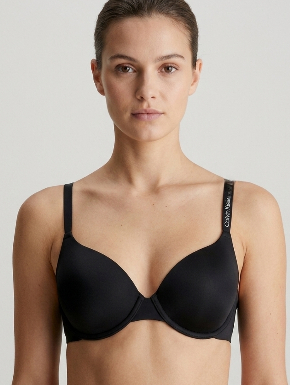 Calvin Klein 36C Black Adjustable Straps Underwire Bra